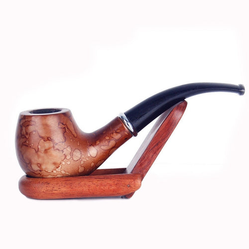 Wood Texture Pipe Chimney Smoking Pipes Cigar Filter Mouthpiece Herb Tobacco Pipe Cigar Gifts Narguile Weed Grinder Smoke