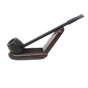 High Grade Black Pipe Wood Pipes Smoking Portable  Smoking Pipe Herb Tobacco Pipes Gifts Narguile Weed Grinder Smoke Mouthpiece