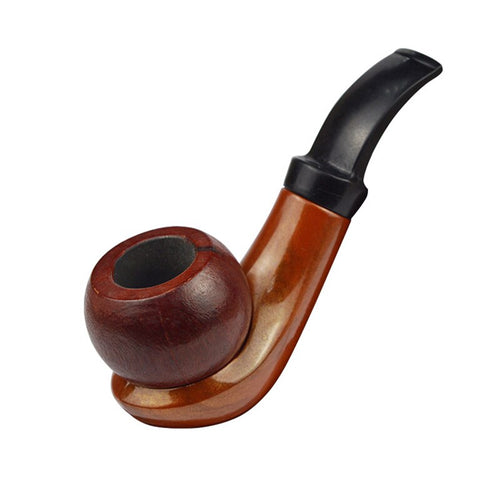 Detachable Cleaned Texture Wood Pipe Chimney Smoking Pipes Mouthpiece Herb Tobacco Pipe Cigar Gift Narguile Weed Grinder Smoke